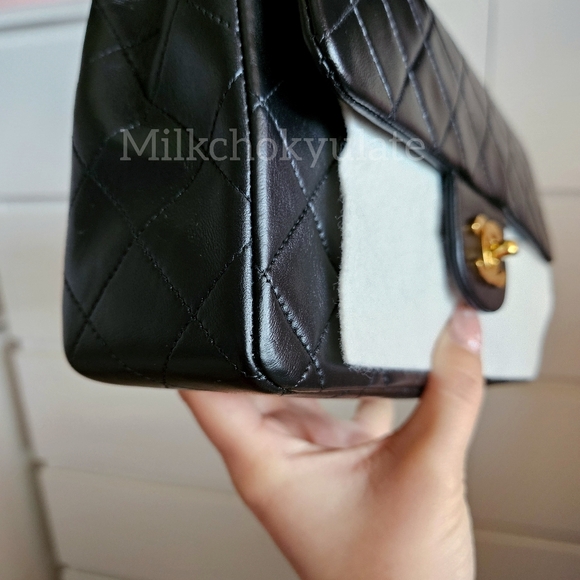 [SOLD] Chanel Vintage Timeless Classic Double Flap Small Shoulder Bag 24K GHW - Picture 7 of 17